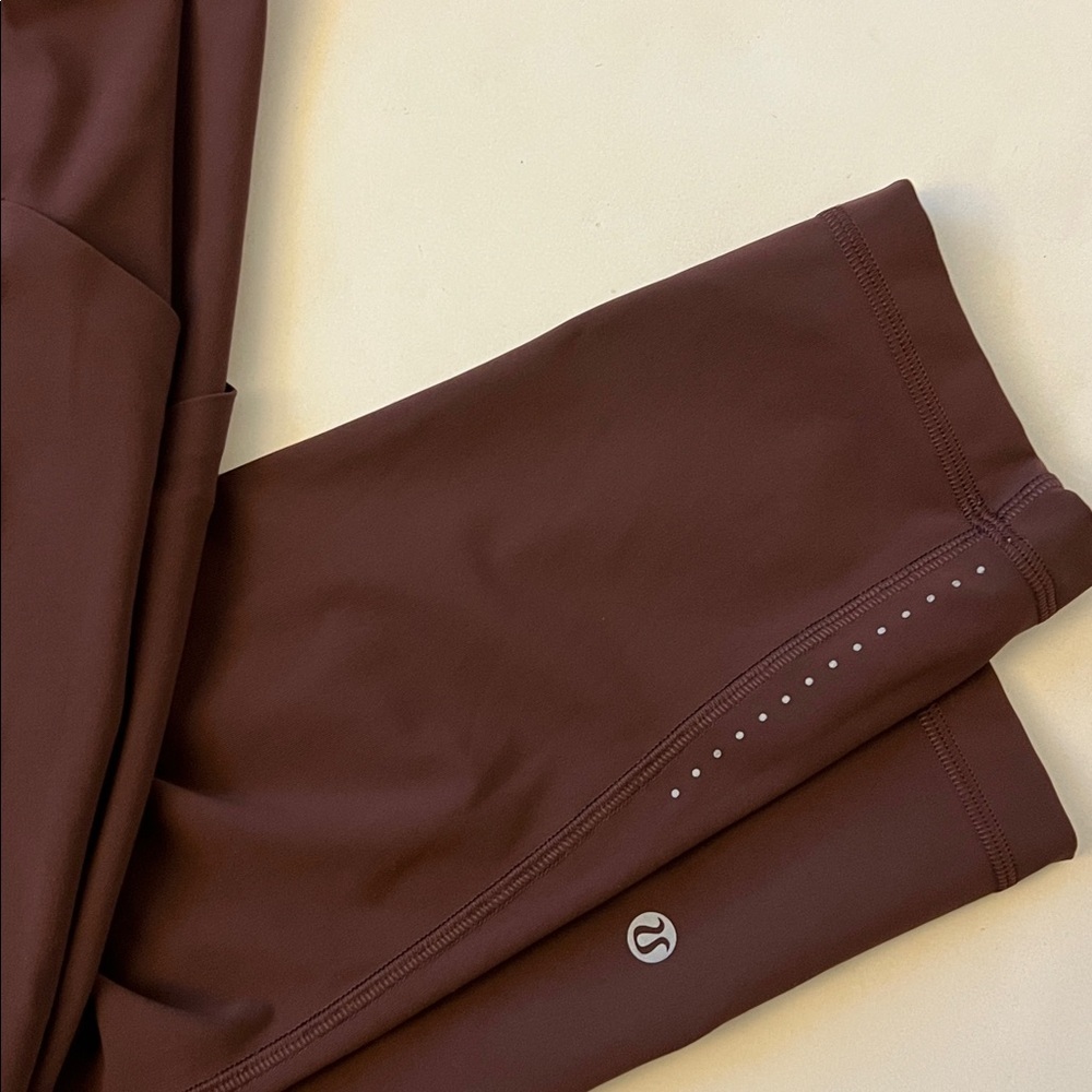Lululemon Swift Speed High-Rise Crop 21" Brown Earth Size 6 $118 - Picture 6 of 10